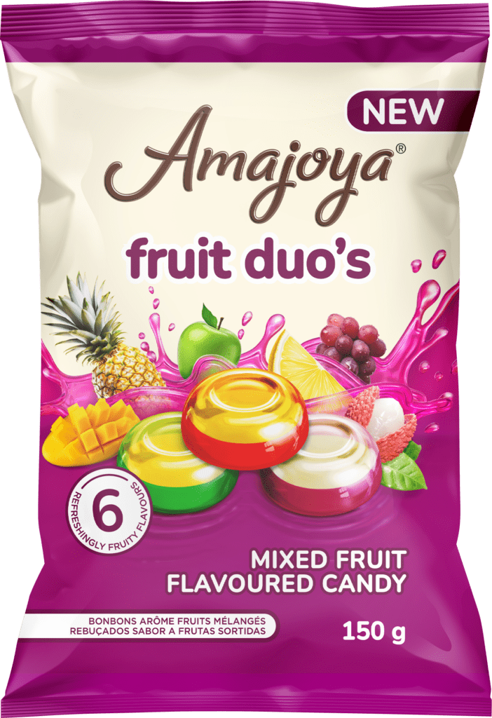Amajoya Fruit Duo's with Mixed Fruit Flavoured Candy