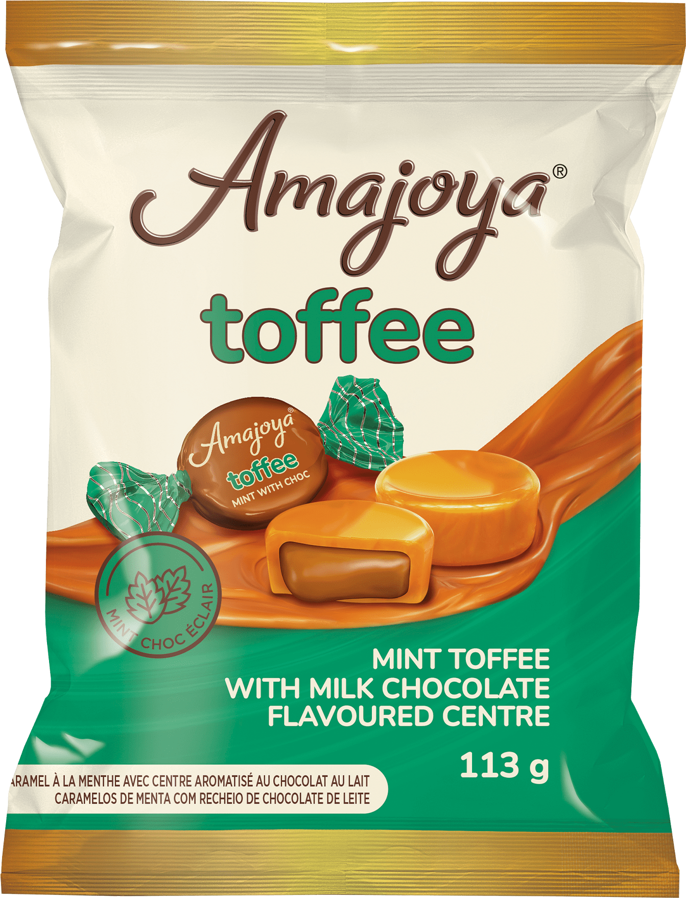 Amajoya Creamy Toffee Mint Éclair